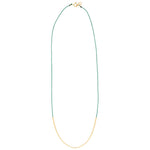 Wish Necklace 14k Gold Filled, Green