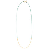 Wish Necklace 14k Gold Filled, Green