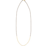 Wish Necklace 14k Gold Filled, Chocolate