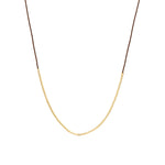 Wish Necklace 14k Gold Filled, Chocolate