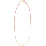Wish Necklace 14k Gold Filled, Red