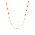 Wish Necklace 14k Gold Filled, Red