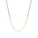 Wish Necklace 14k Gold Filled, Red
