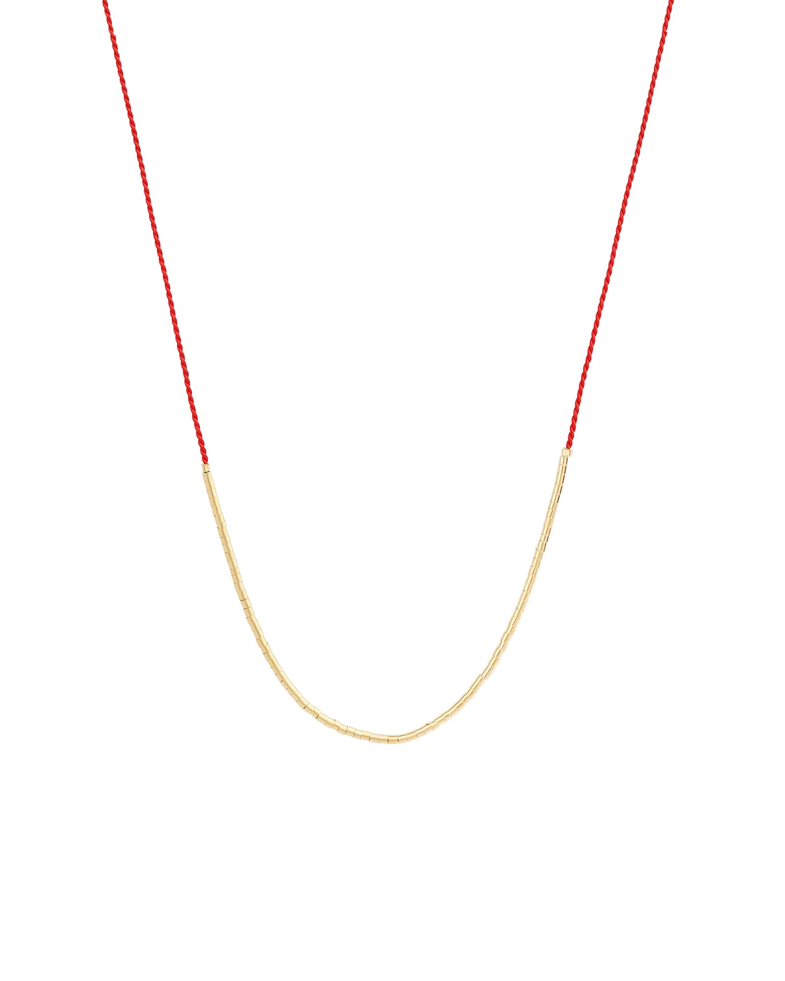 Wish Necklace 14k Gold Filled, Red