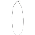 Wish Necklace Sterling Silver, Black