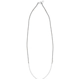 Wish Necklace Sterling Silver, Black