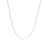 Wish Necklace Stering Silver, Sand