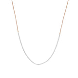 Wish Necklace Stering Silver, Sand