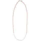Wish Necklace Sterling Silver, Red