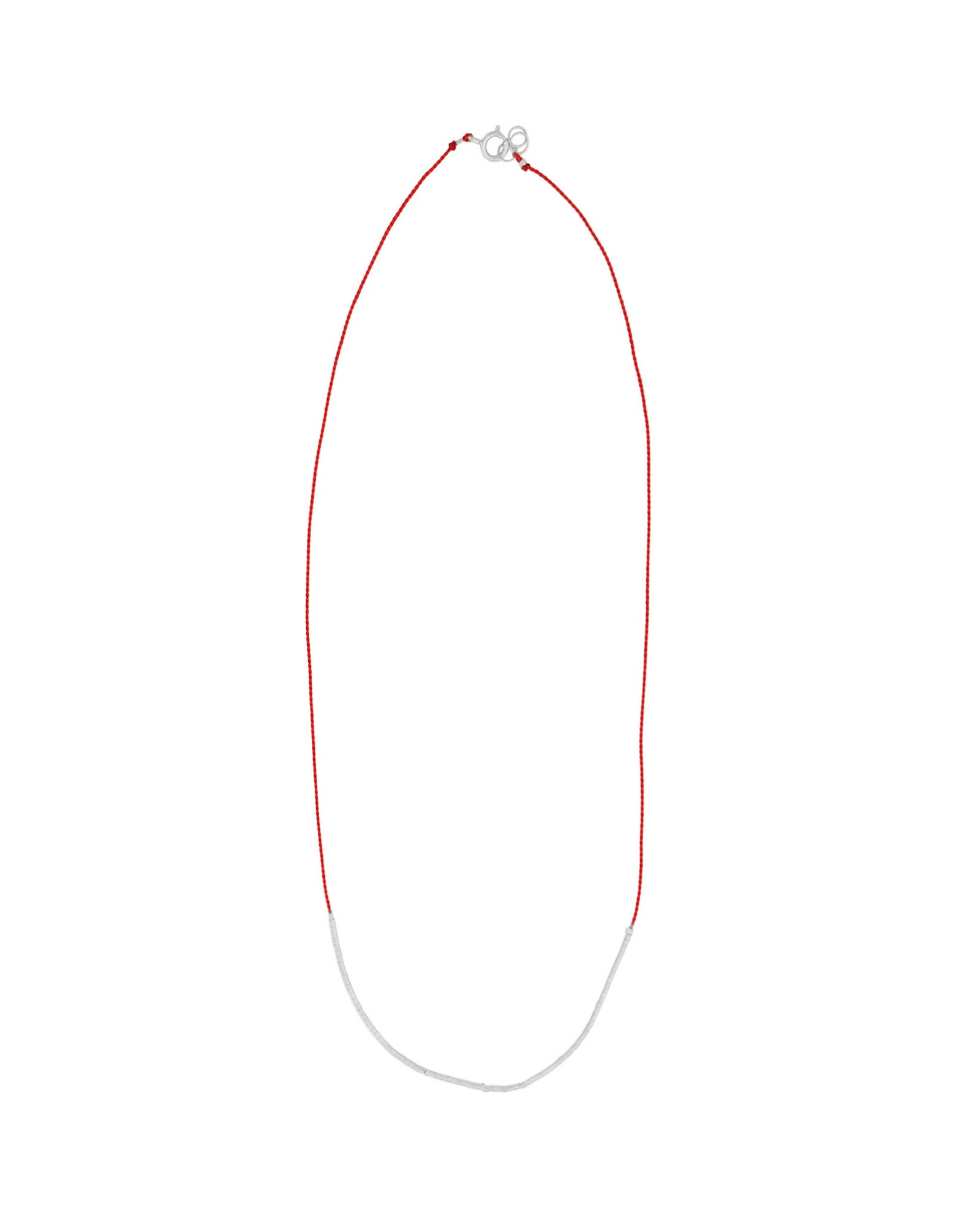 Wish Necklace Sterling Silver, Red