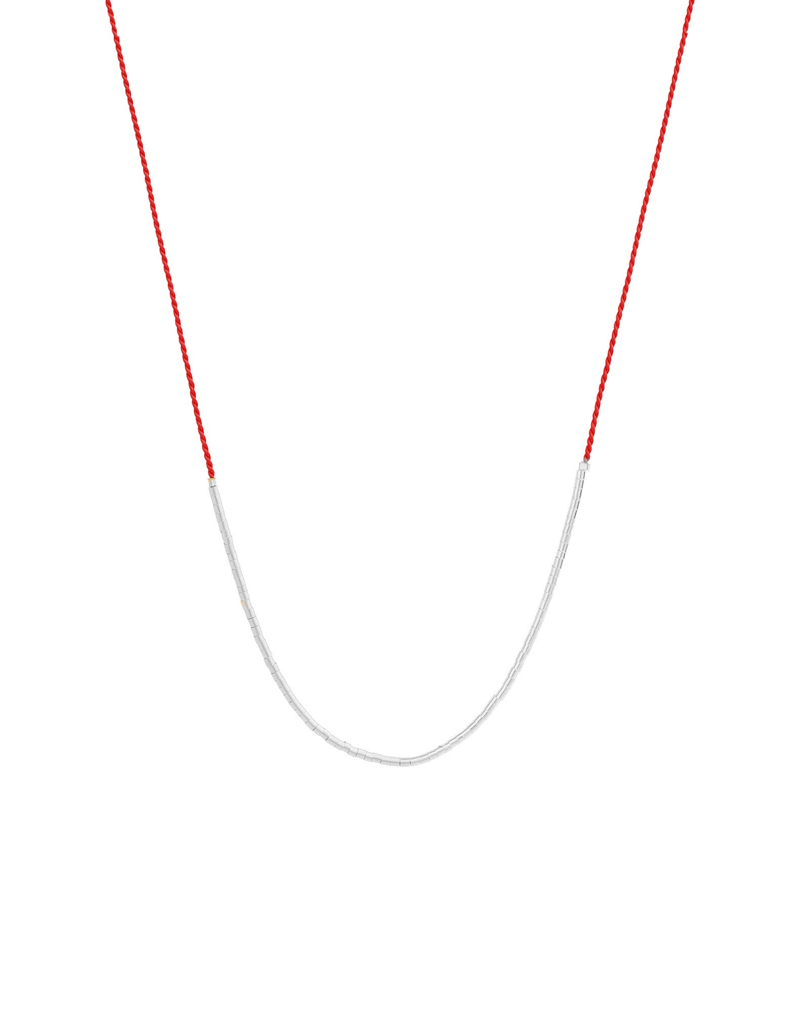 Wish Necklace Sterling Silver, Red