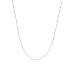 Wish Necklace Sterling Silver, Grey