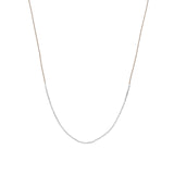 Wish Necklace Sterling Silver, Grey