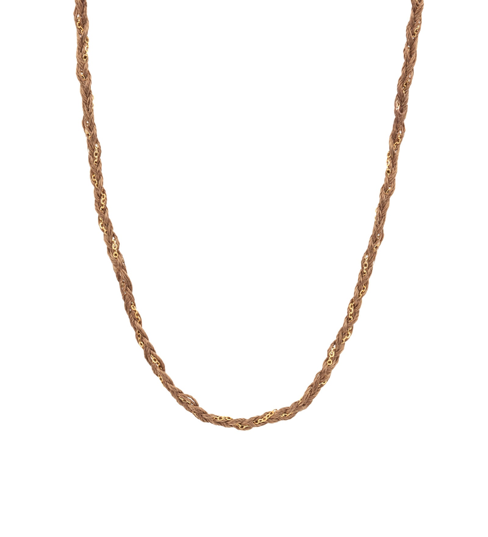 Braied Silk & Chain Wrap Bracelet 14k Gold Filled, Silk