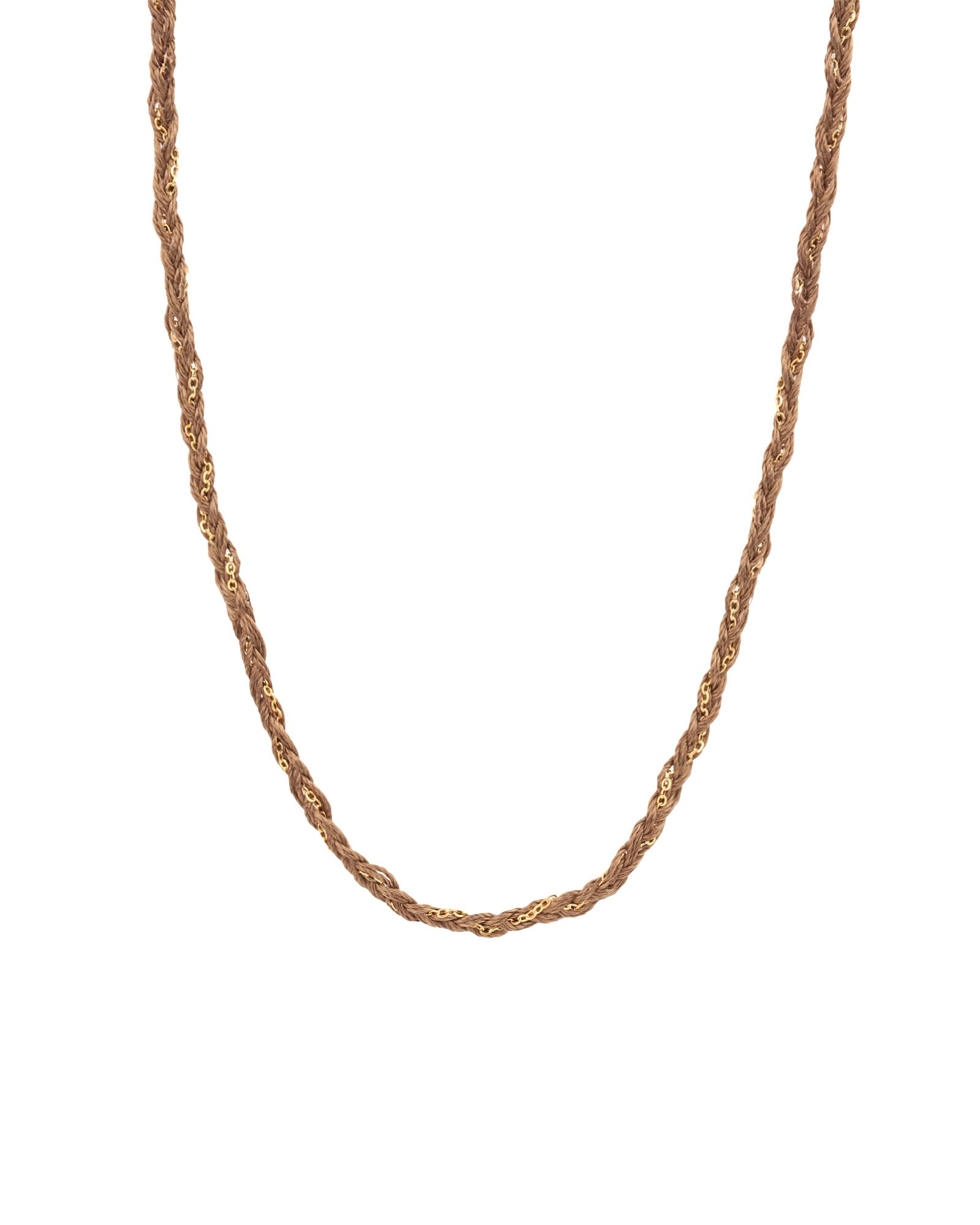 Braied Silk & Chain Wrap Bracelet 14k Gold Filled, Silk