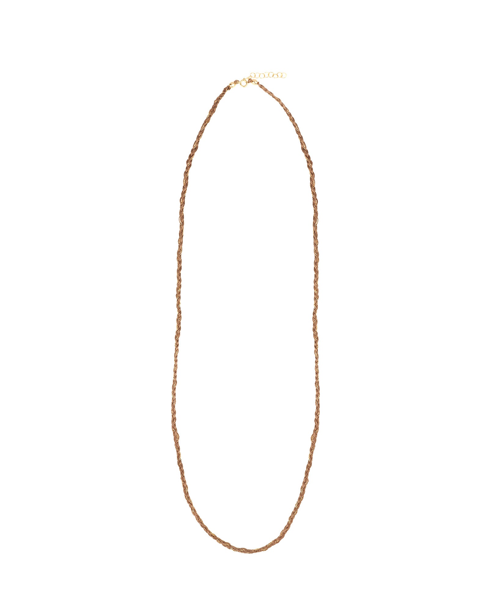 Braied Silk & Chain Wrap Bracelet 14k Gold Filled, Silk