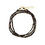 Braied Silk & Chain Wrap Bracelet 14k Gold Filled, Silk
