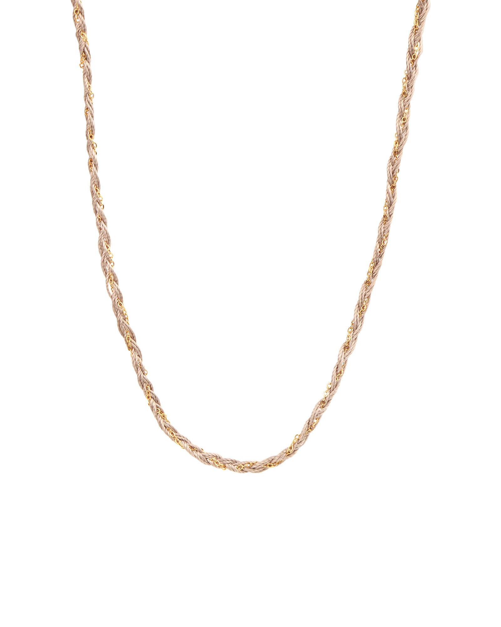 Braied Silk & Chain Wrap Bracelet 14k Gold Filled, Silk