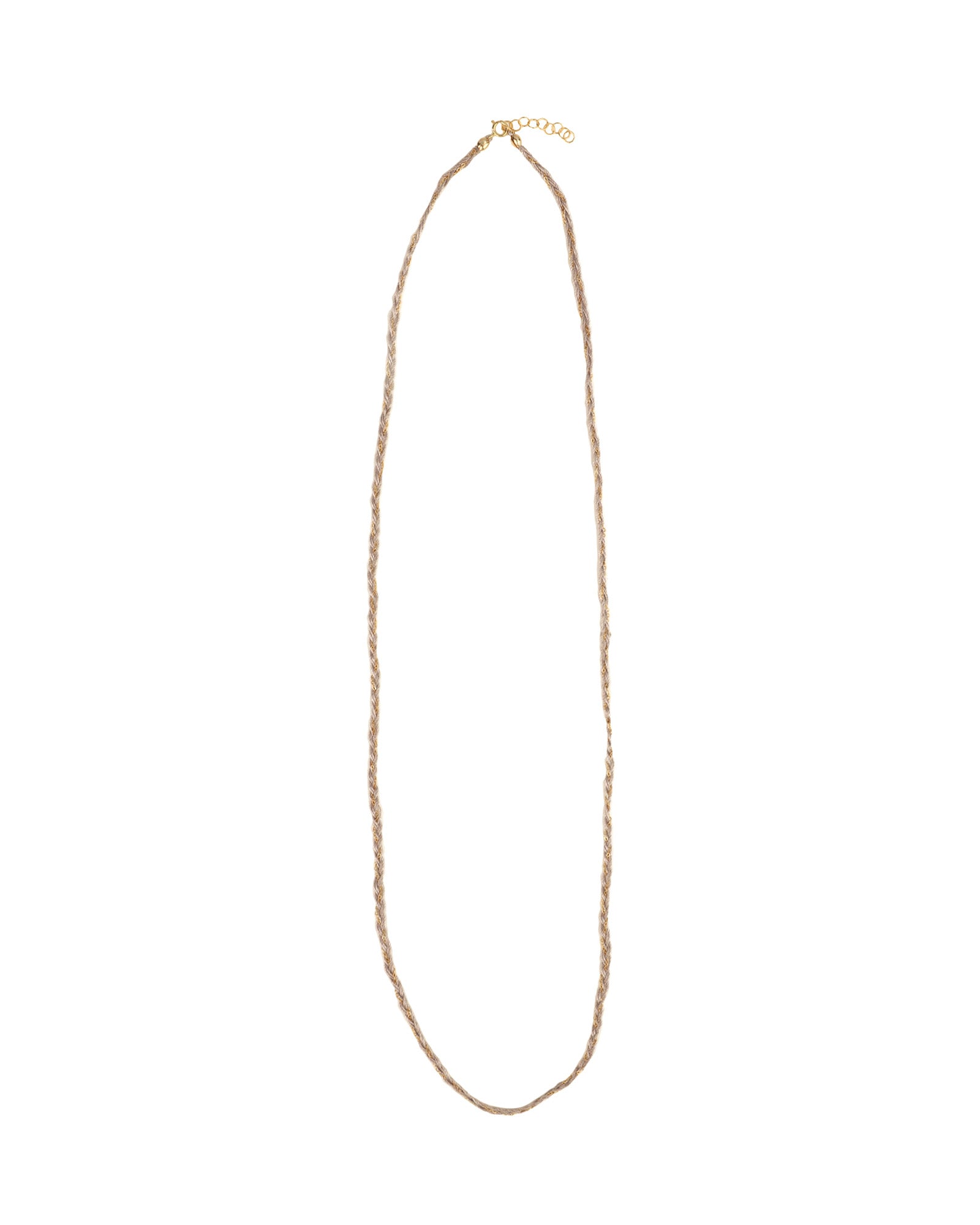 Braied Silk & Chain Wrap Bracelet 14k Gold Filled, Silk