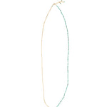 Yin Yang Necklace 14k Gold Filled, Turquoise