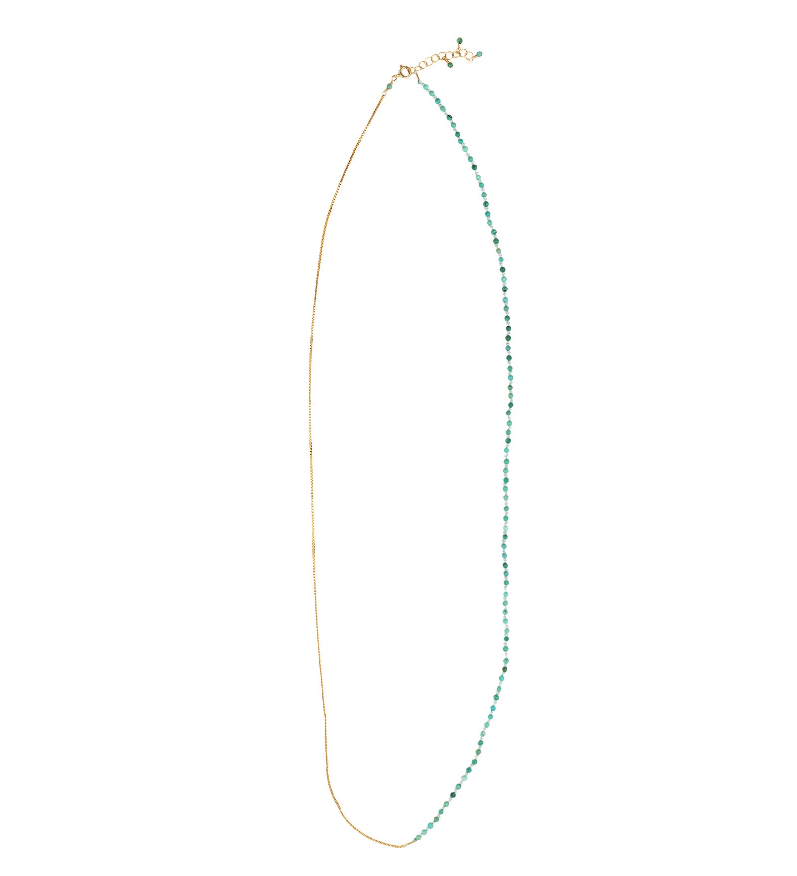 Yin Yang Necklace 14k Gold Filled, Turquoise