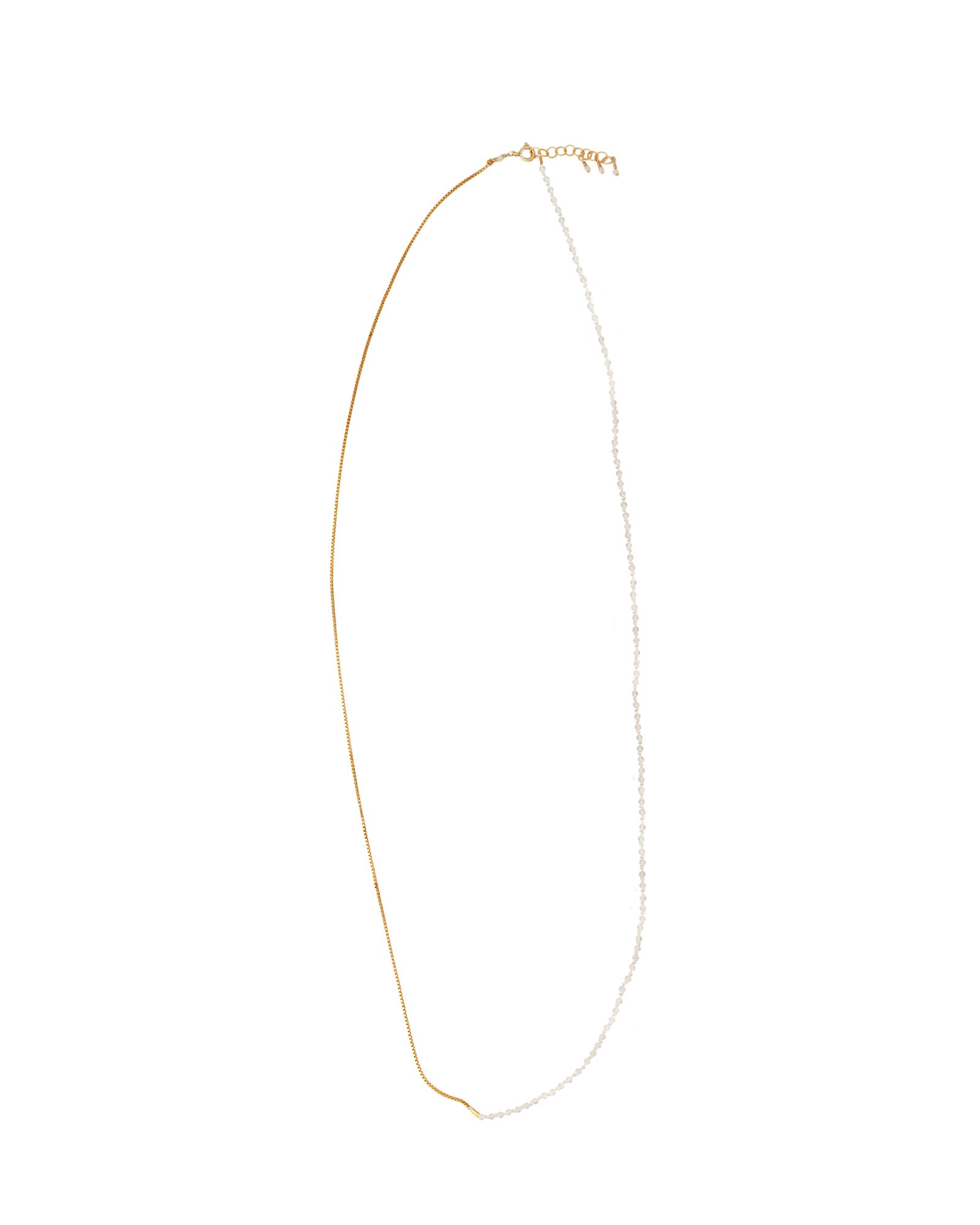 Yin Yang Necklace 14k Gold Filled, Moonstone