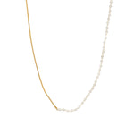 Yin Yang Necklace 14k Gold Filled, Moonstone