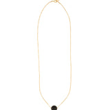 Magnetic Dot Necklace 14k Gold Filled, Onyx