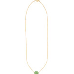 Magnetic Dot Necklace 14k Gold Filled, Eye Agate
