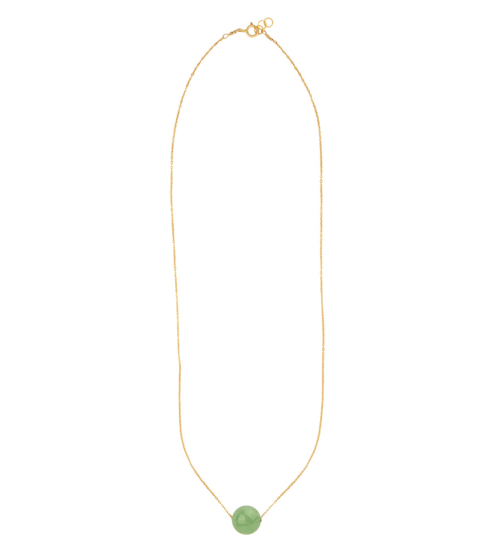 Magnetic Dot Necklace 14k Gold Filled, Eye Agate