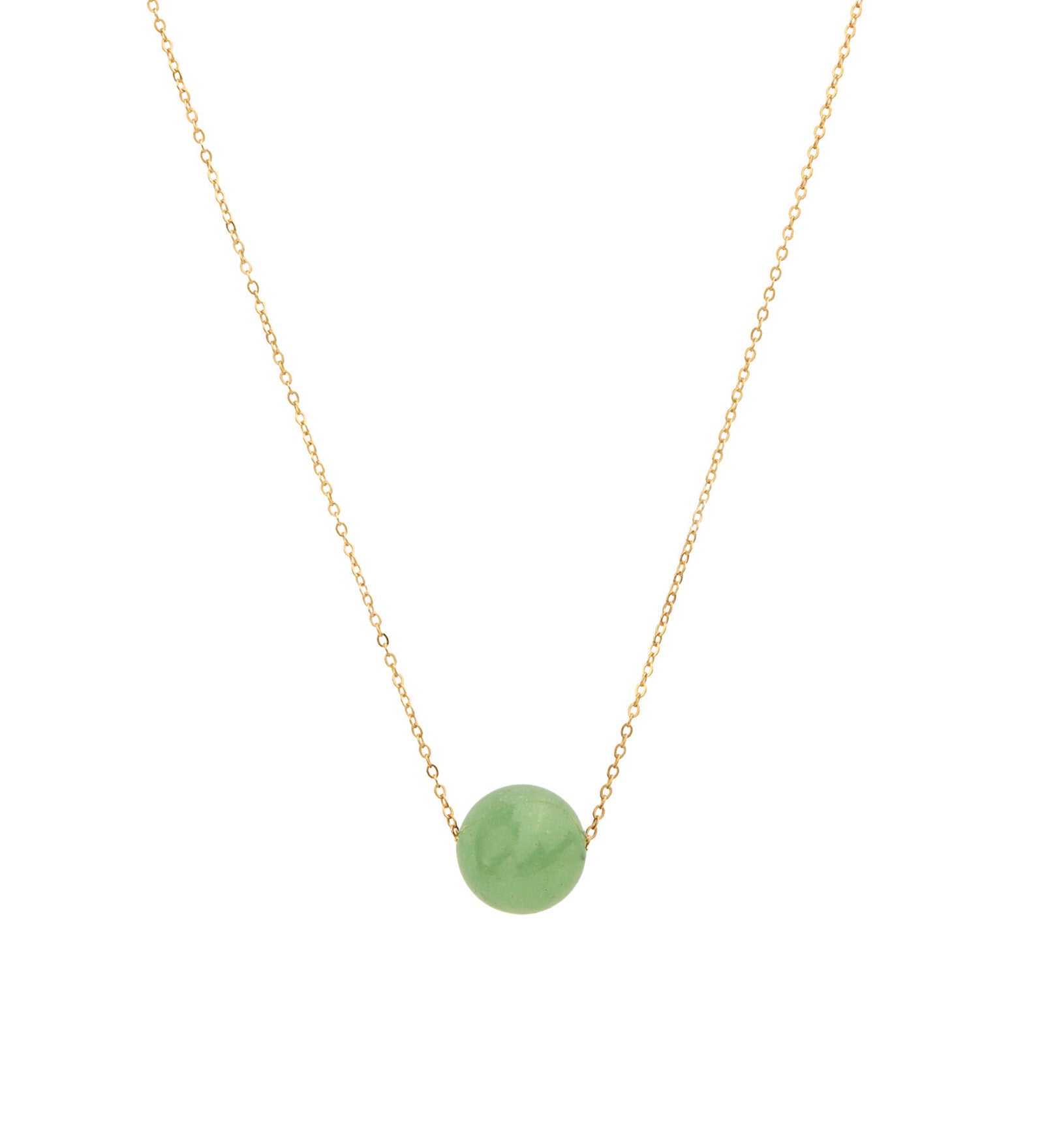 Magnetic Dot Necklace 14k Gold Filled, Eye Agate