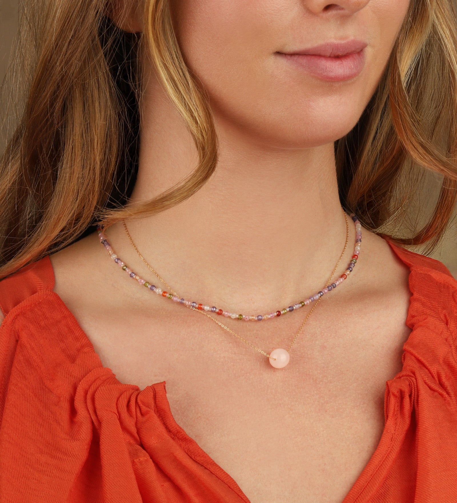 Naimaz-Dot Necklace-Necklaces-Blue Ruby Jewellery-Vancouver Canada