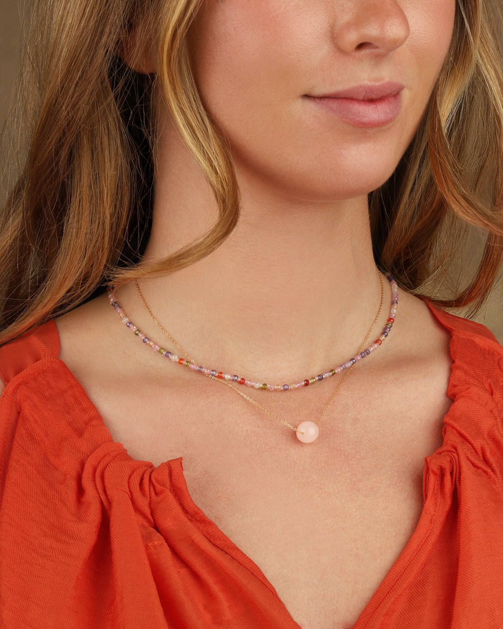 Naimaz-Dot Necklace-Necklaces-Blue Ruby Jewellery-Vancouver Canada