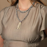 Mala Tassel Necklace | 6mm