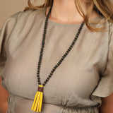 Mala Tassel Necklace | 6mm