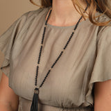 Mala Tassel Necklace | 5mm