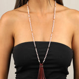 Mala Tassel Necklace | 5mm