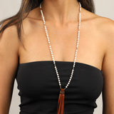 Mala Tassel Necklace | 5mm