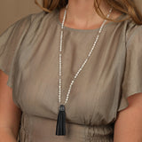 Mala Tassel Necklace | 5mm