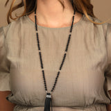 Mala Tassel Necklace | 5mm