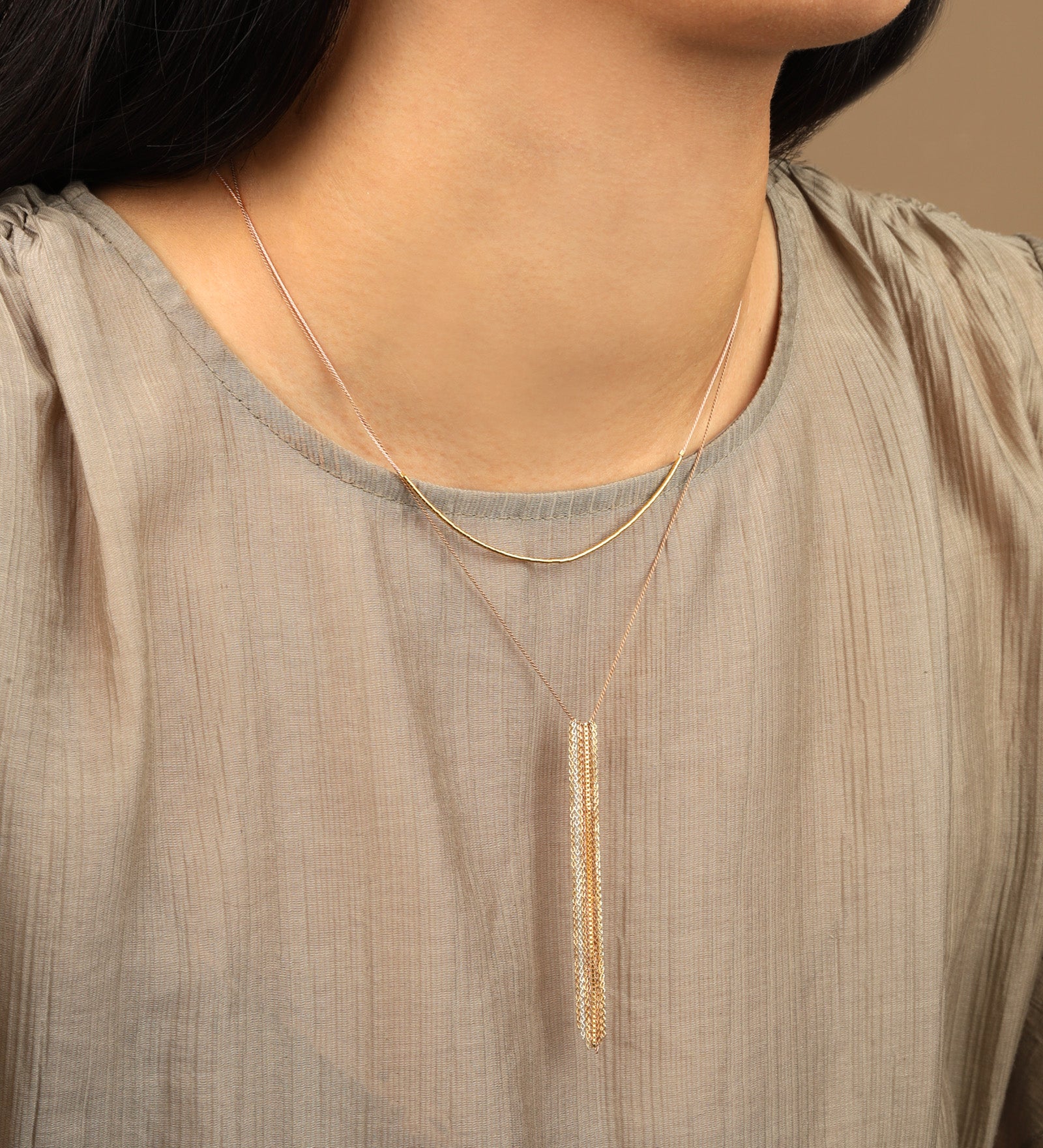 Naimaz-River Chain Necklace-Necklaces-Blue Ruby Jewellery-Vancouver Canada