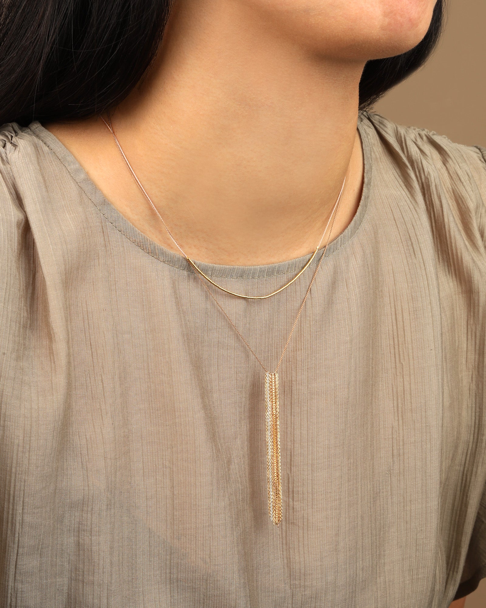 Naimaz-River Chain Necklace-Necklaces-Blue Ruby Jewellery-Vancouver Canada
