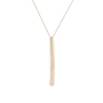 River Chain Necklace Mixed Metal, Silk