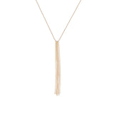 River Chain Necklace Mixed Metal, Silk