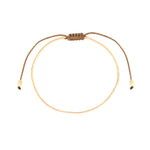 United Bracelet Thin 14k Gold Filled, Beige