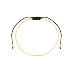 United Bracelet Thin 14k Gold Filled, Black
