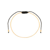 United Bracelet Thin 14k Gold Filled, Black