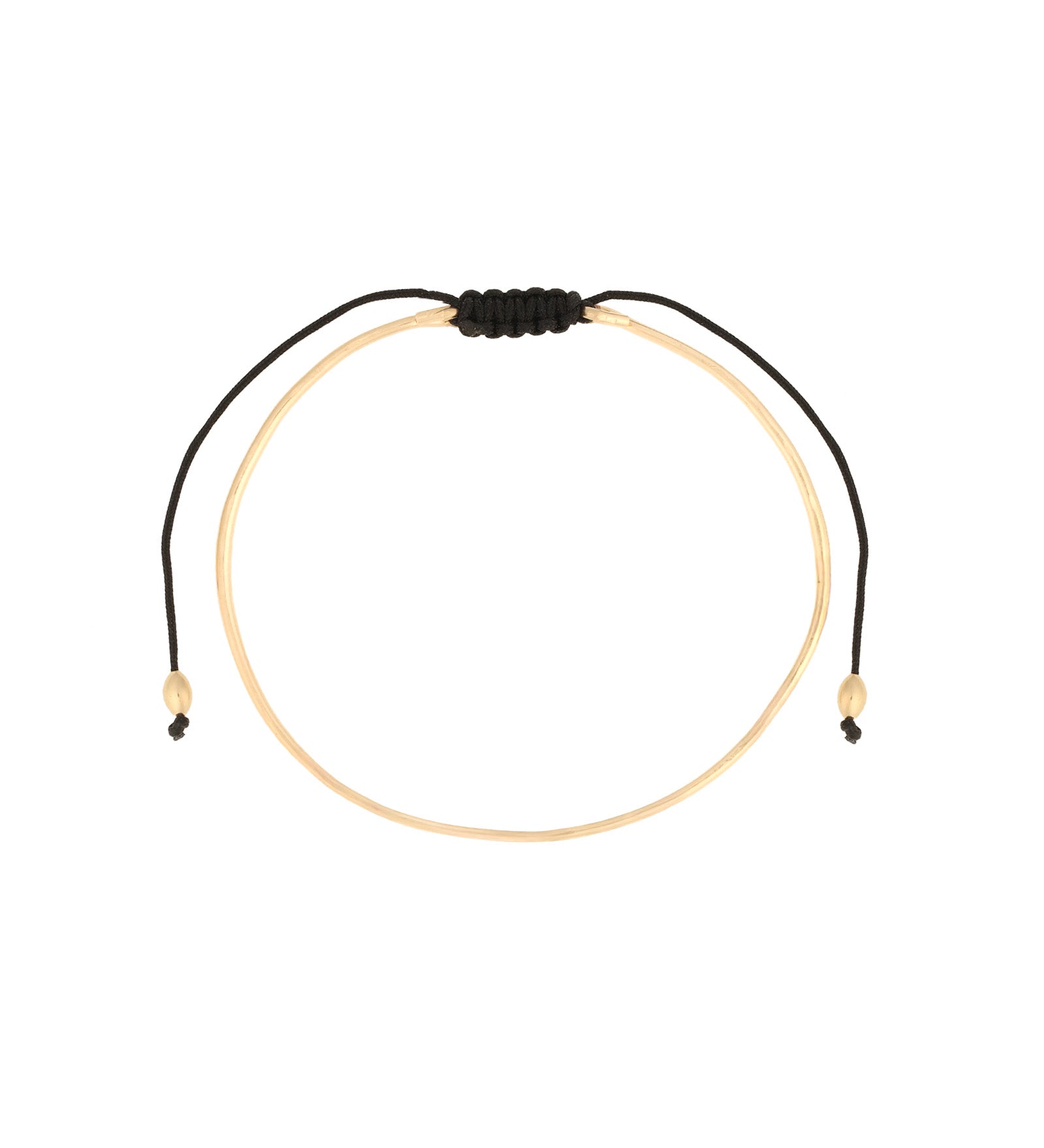 United Bracelet Thin 14k Gold Filled, Black