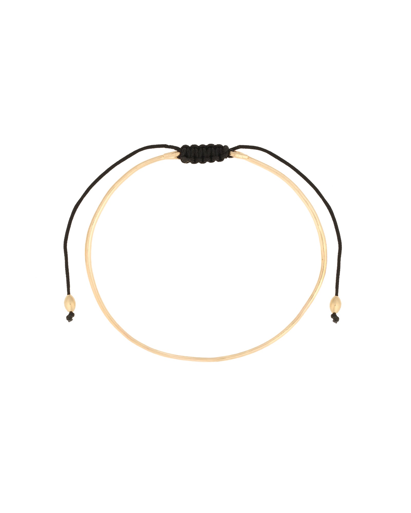 United Bracelet Thin 14k Gold Filled, Black