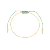 United Bracelet Thin 14k Gold Filled, Sage